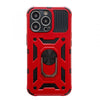 Husa de protectie Flippy compatibila cu Apple iPhone 13 Pro Defender Model 4 cu suport,Rosu-0