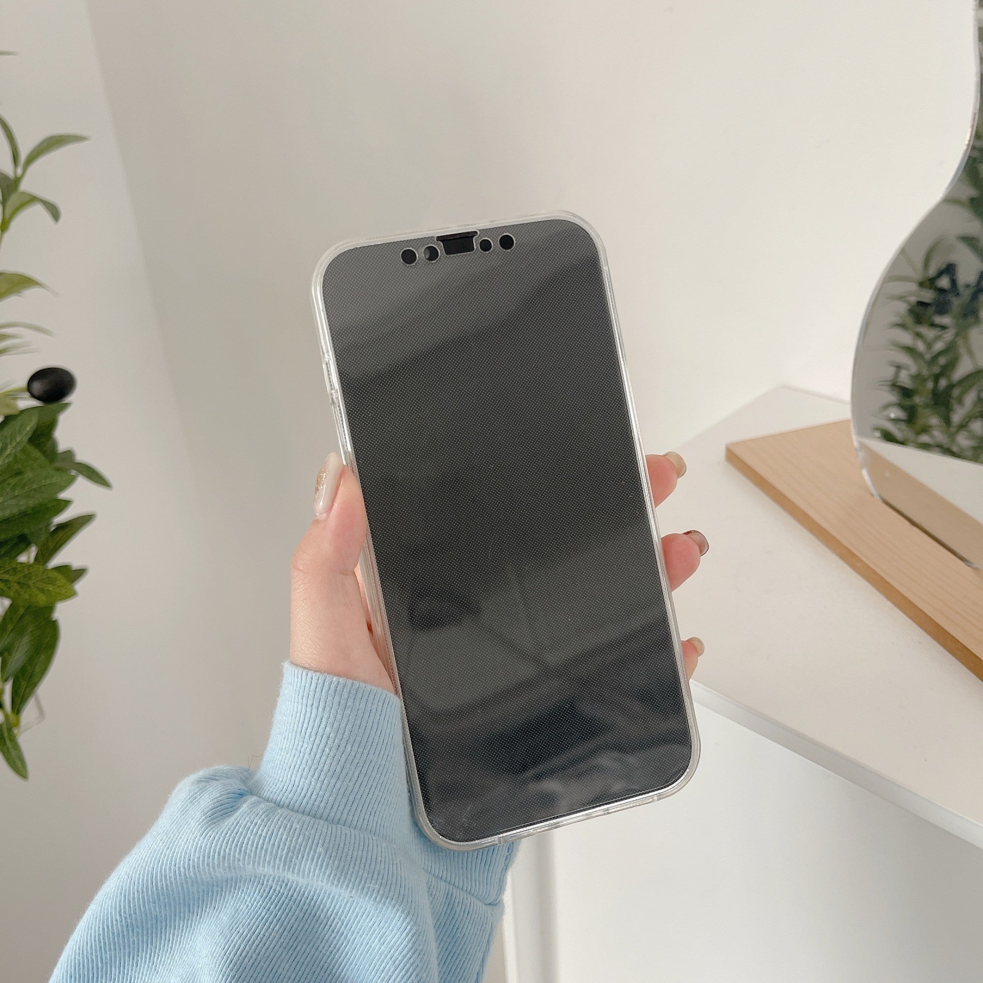 Husa de protectie Flippy compatibila cu Apple iPhone 13 Pro Full Tpu 360 Transparent-6