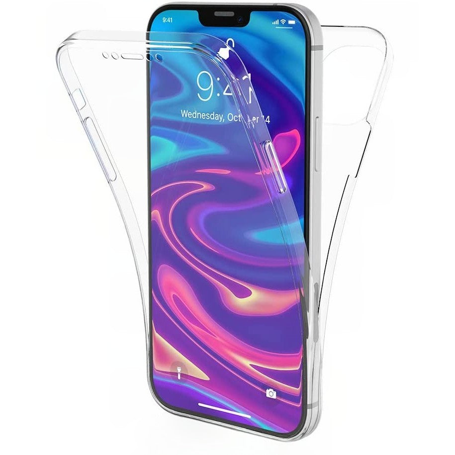 Husa de protectie Flippy compatibila cu Apple iPhone 13 Pro Full Tpu 360 Transparent-0