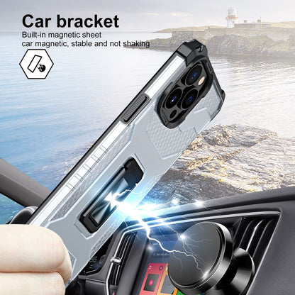 Husa de protectie Flippy compatibila cu Apple iPhone 13 Pro Max Acrylic Armor cu suport Negru-3