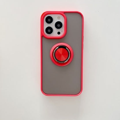 Husa de protectie Flippy compatibila cu Apple iPhone 13 Pro Max,Defender cu prindere inel,Rosu-2