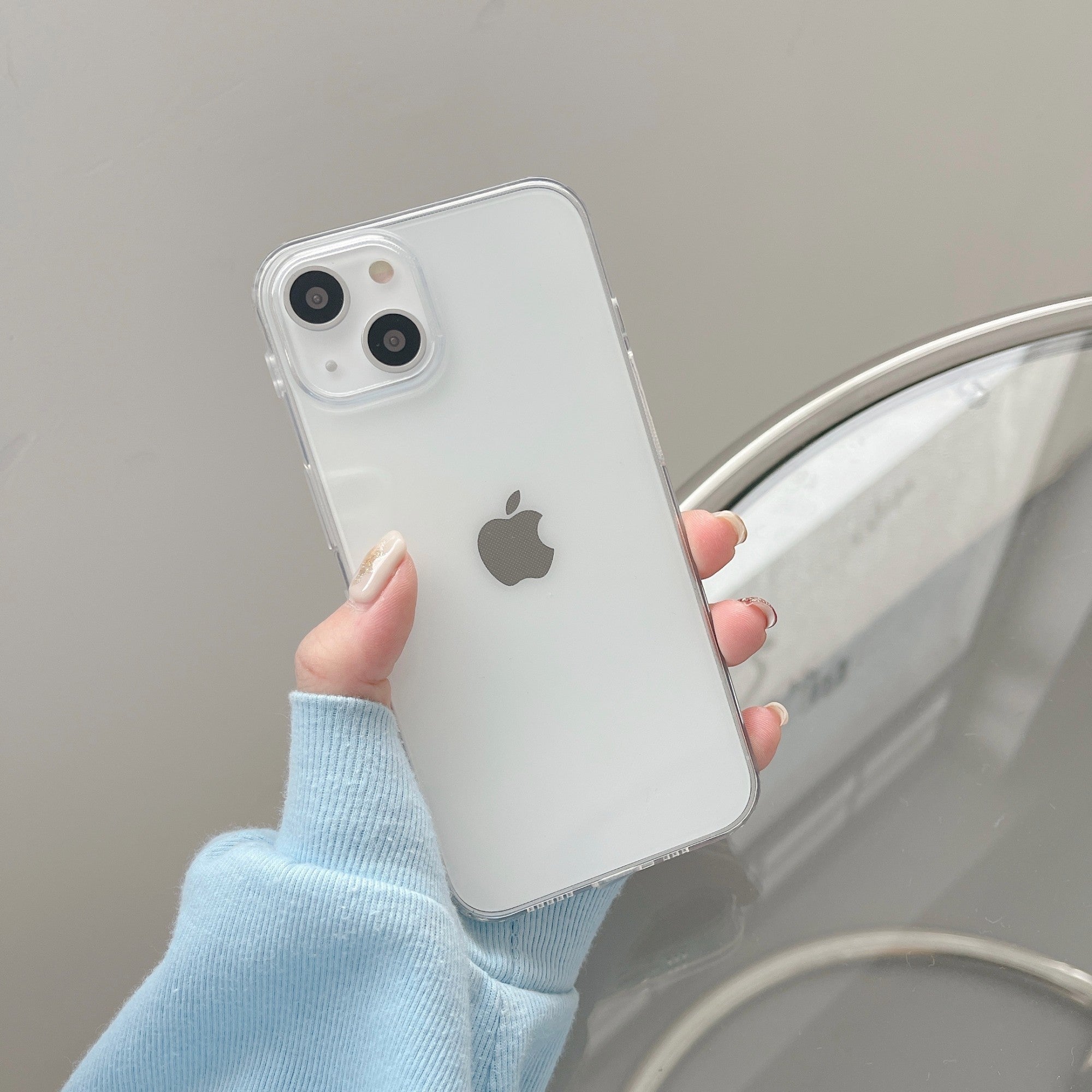 Husa de protectie Flippy compatibila cu Apple iPhone 13 Tpu Transparent-1