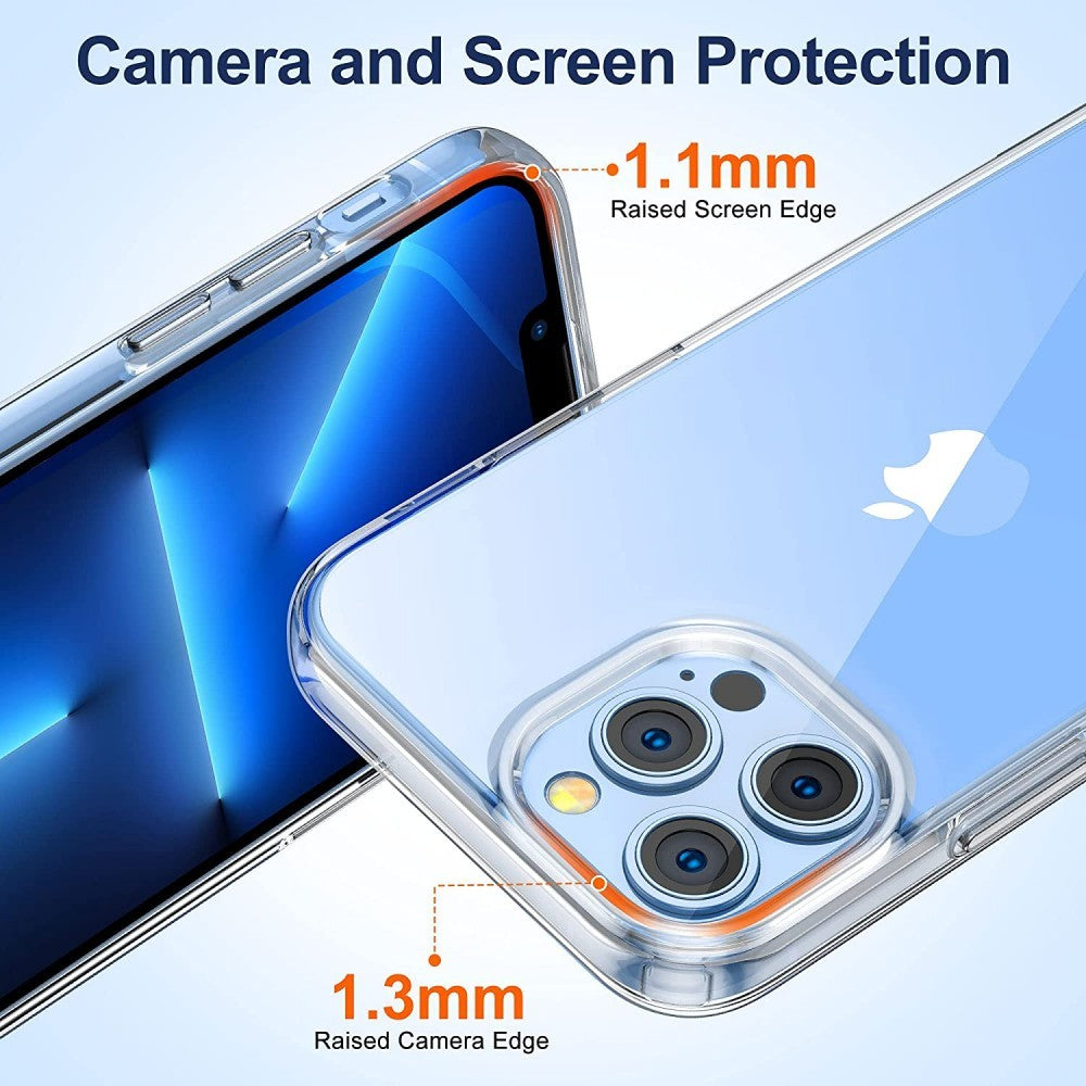 Husa de protectie Flippy compatibila cu Apple iPhone 13 Tpu Transparent-5