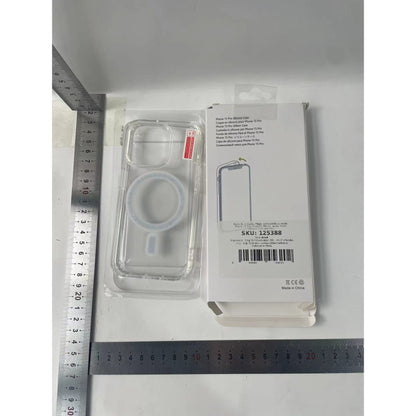 Husa de protectie Flippy compatibila cu Apple iPhone 15 Pro, MagSafe Blister, gaura mare camera, transparenta-6