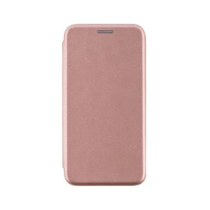 Husa de protectie Flippy compatibila cu Apple iPhone 7/8/SE 2020 Magnet Book Case Roz-Auriu-0