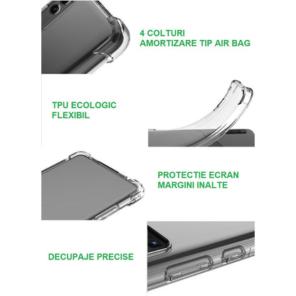 Husa de Protectie, Flippy, Compatibila cu Honor 70, TPU Antisoc, Protectie Colturi, 1.5 mm Transparent-4