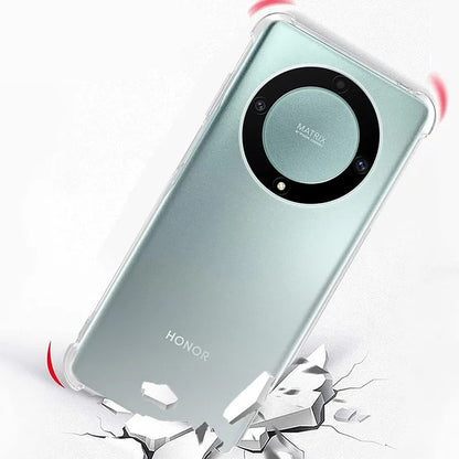 Husa de Protectie, Flippy, Compatibila cu Honor 90, TPU Antisoc, Protectie Colturi, 1.5 mm Transparent-3