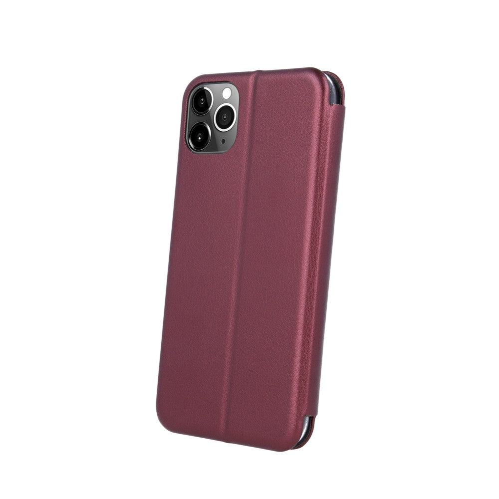 Husa de protectie Flippy compatibila cu Huawei P Smart 2021 Magnet Book Case Bordo-5