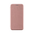 Husa de protectie Flippy compatibila cu Huawei P Smart 2021 Magnet Book Case Roz-Auriu-0