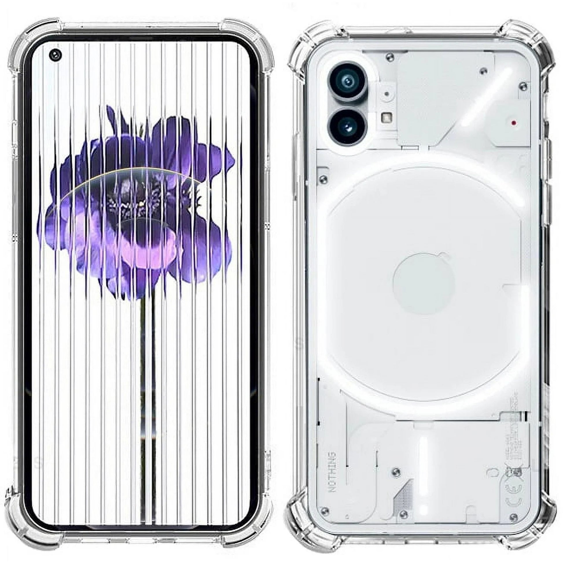Husa de Protectie, Flippy, Compatibila cu Nothing Phone 2A, TPU Antisoc, Protectie Colturi, 1.5 mm Transparent-0