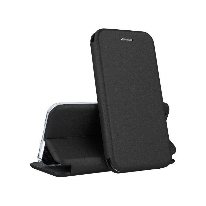 Husa de protectie Flippy compatibila cu Oppo A52 Magnet Book Case Negru-5