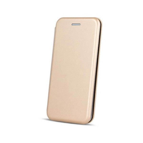 Husa de protectie Flippy compatibila cu Samsung Galaxy A12 Magnet Book Case Auriu-3