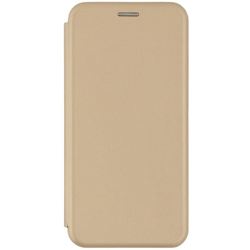 Husa de protectie Flippy compatibila cu Samsung Galaxy A12 Magnet Book Case Auriu-0