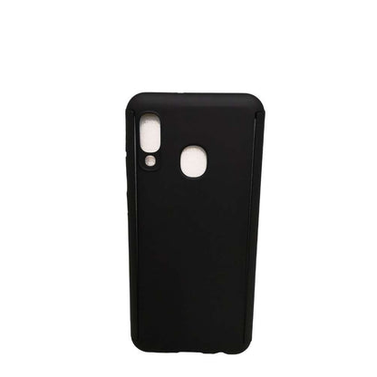Husa de protectie Flippy compatibila cu Samsung Galaxy A20e Full Cover 360 Negru + Folie de protectie-2