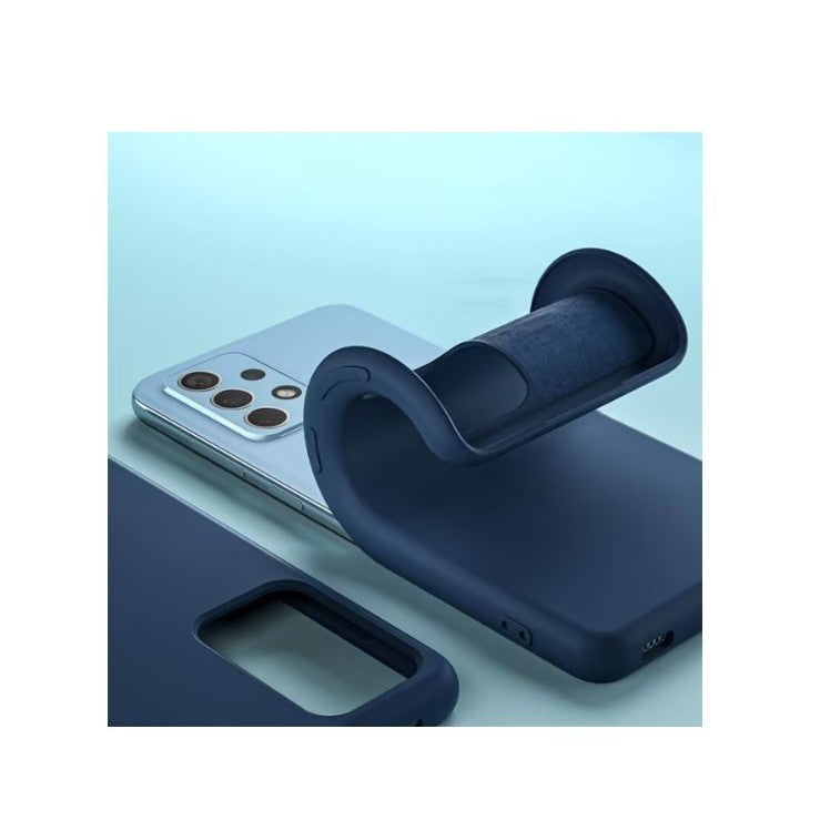 Husa de protectie Flippy compatibila cu Samsung Galaxy A52 Matte Tpu Albastru inchis-1