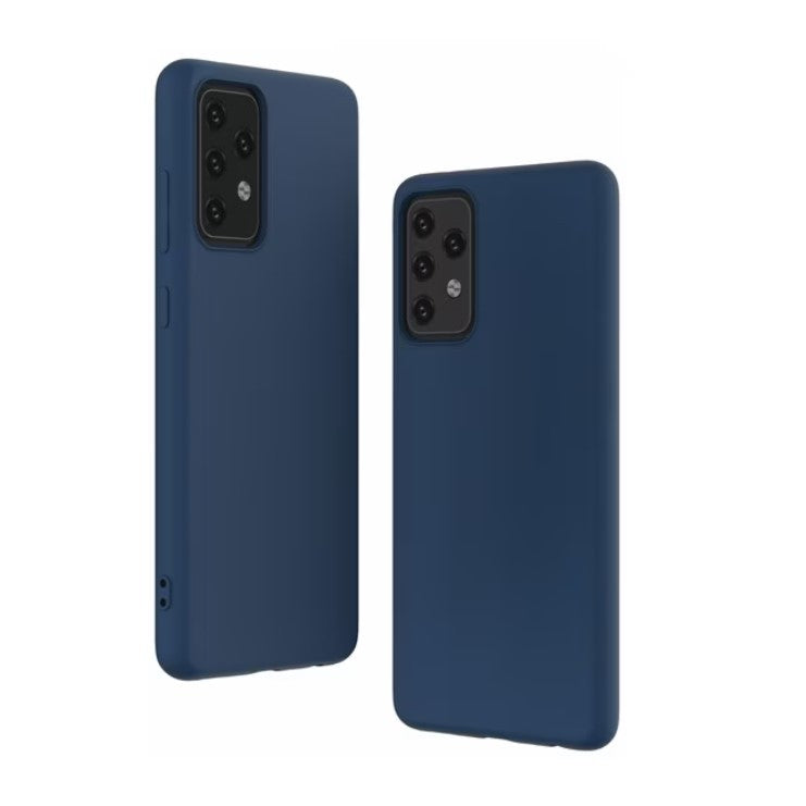 Husa de protectie Flippy compatibila cu Samsung Galaxy A52 Matte Tpu Albastru inchis-3