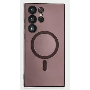 Husa de protectie Flippy, cu incarcare Wireless, Tehnologie Magsafe, pentru  Samsung Galaxy S23 , Mov-0