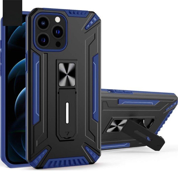 Husa de protectie Flippy pentru Apple iPhone 13 Defender Sergeant Brave cu suport,Albastru-2