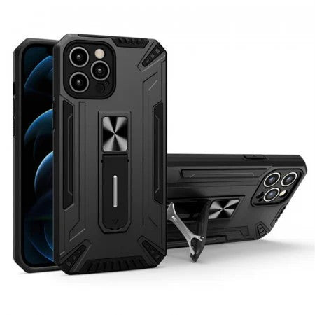 Husa de protectie Flippy pentru Apple iPhone 13 Defender Sergeant Brave cu suport,Negru-2