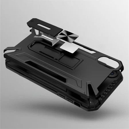 Husa de protectie Flippy pentru Apple iPhone 13 Mini Defender Sergeant Brave cu suport,Negru-2