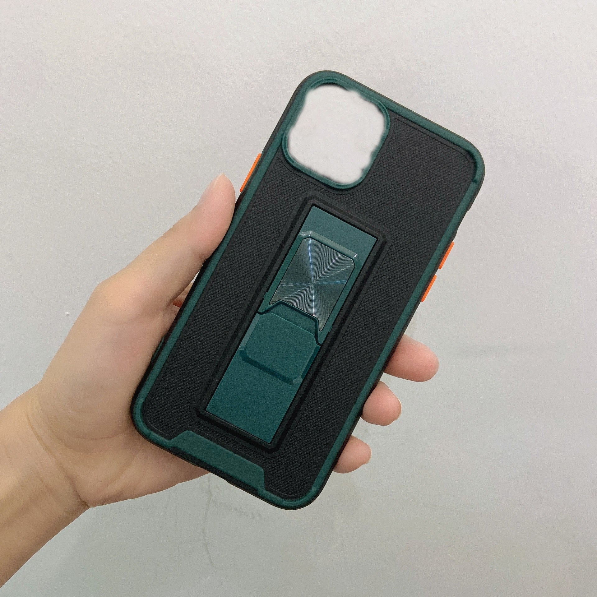 Husa de protectie Flippy pentru Apple iPhone 13 Mini Defender Sergeant Brave cu suport, Verde Inchis-1
