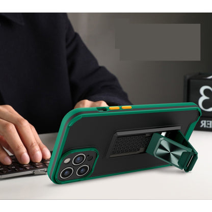 Husa de protectie Flippy pentru Apple iPhone 13 Mini Defender Sergeant Brave cu suport, Verde Inchis-2
