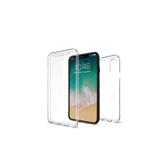Husa de protectie Flippy® pentru Apple iPhone X Full Tpu 360 V2 Transparent-1