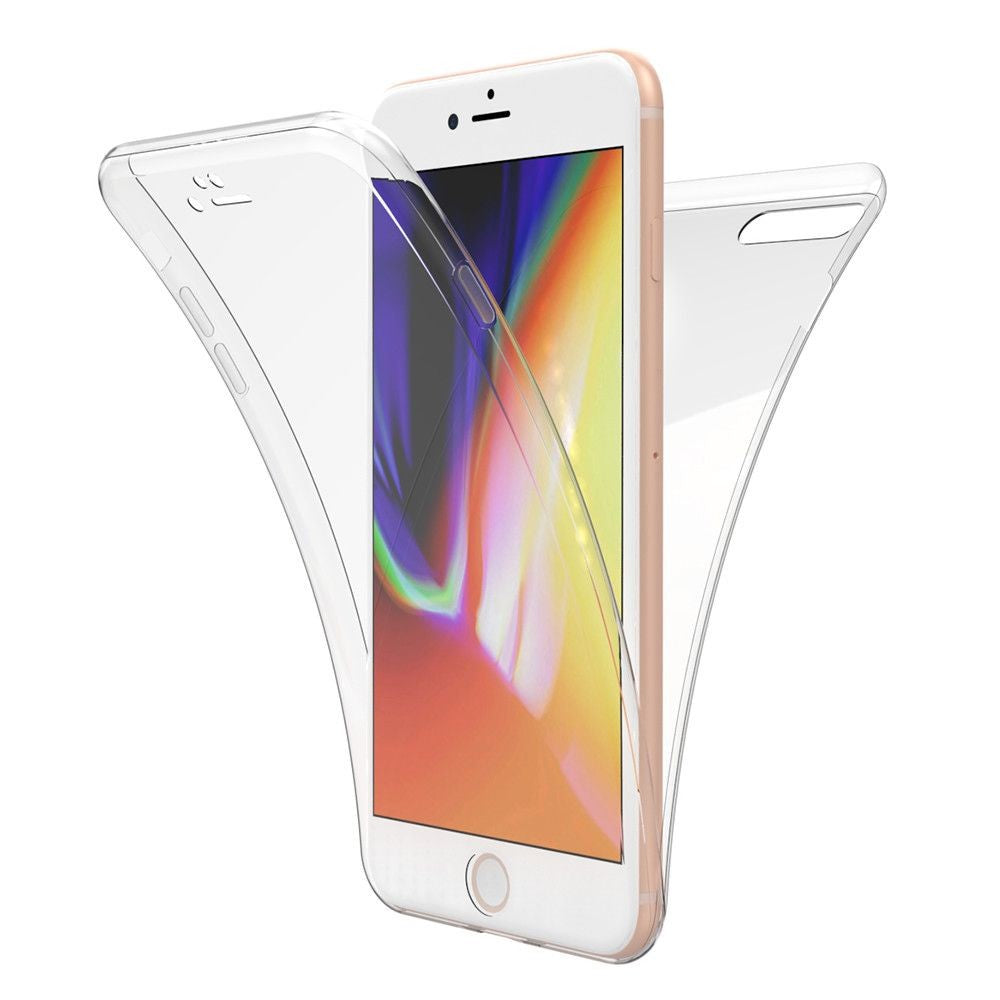 Husa de protectie Flippy® pentru Apple iPhone X Full Tpu 360 V2 Transparent-2