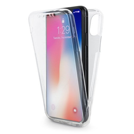Husa de protectie Flippy® pentru Apple iPhone X Full Tpu 360 V2 Transparent-4
