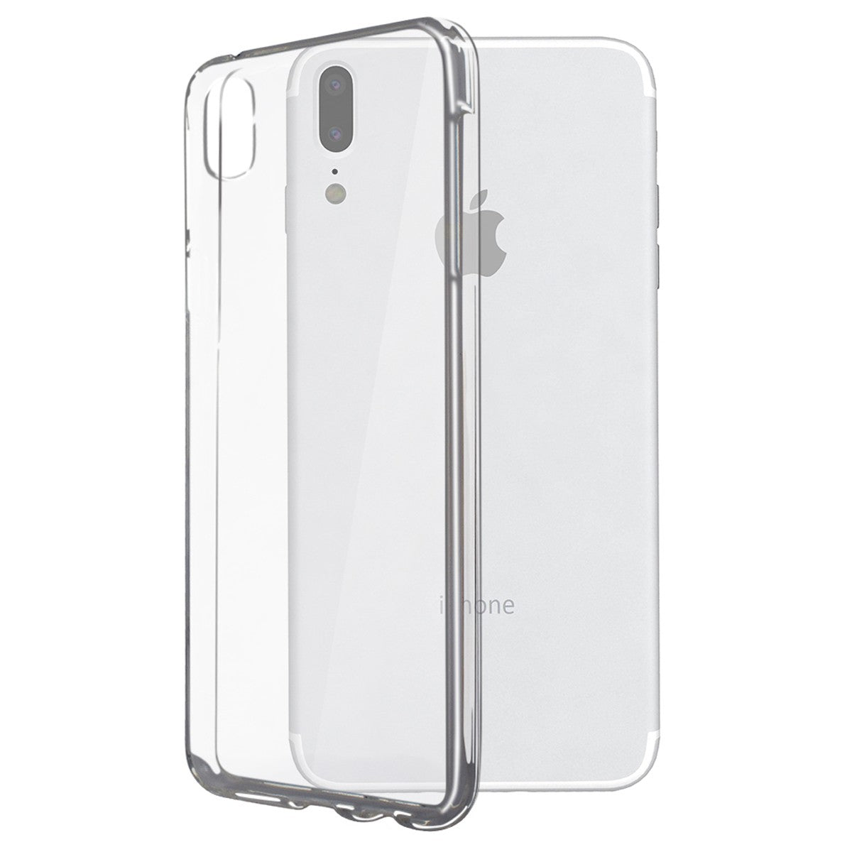 Husa de protectie Flippy® pentru Apple iPhone X Full Tpu 360 V2 Transparent-5
