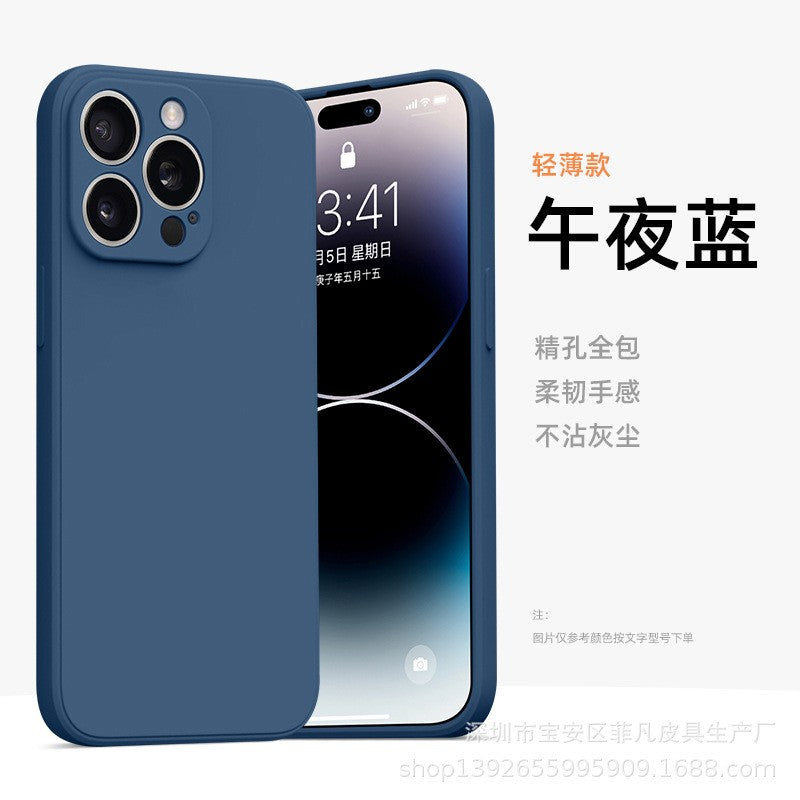 Husa de Protectie, Flippy, pentru Honor Magic 6 Pro, Liquid Silicon, Albastru-0