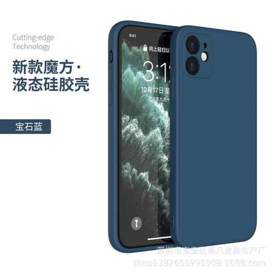 Husa de Protectie, Flippy, pentru Oppo Reno 10 5G, Liquid Silicone, cu Microfibra pe Interior, Protectie Antisoc, Compatibil Incarcare Wireless, Albastru-0