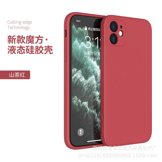 Husa de Protectie, Flippy, pentru Oppo Reno 11 F, Liquid Silicone, cu Microfibra pe Interior, Protectie Antisoc, Compatibil Incarcare Wireless, Rosu-0