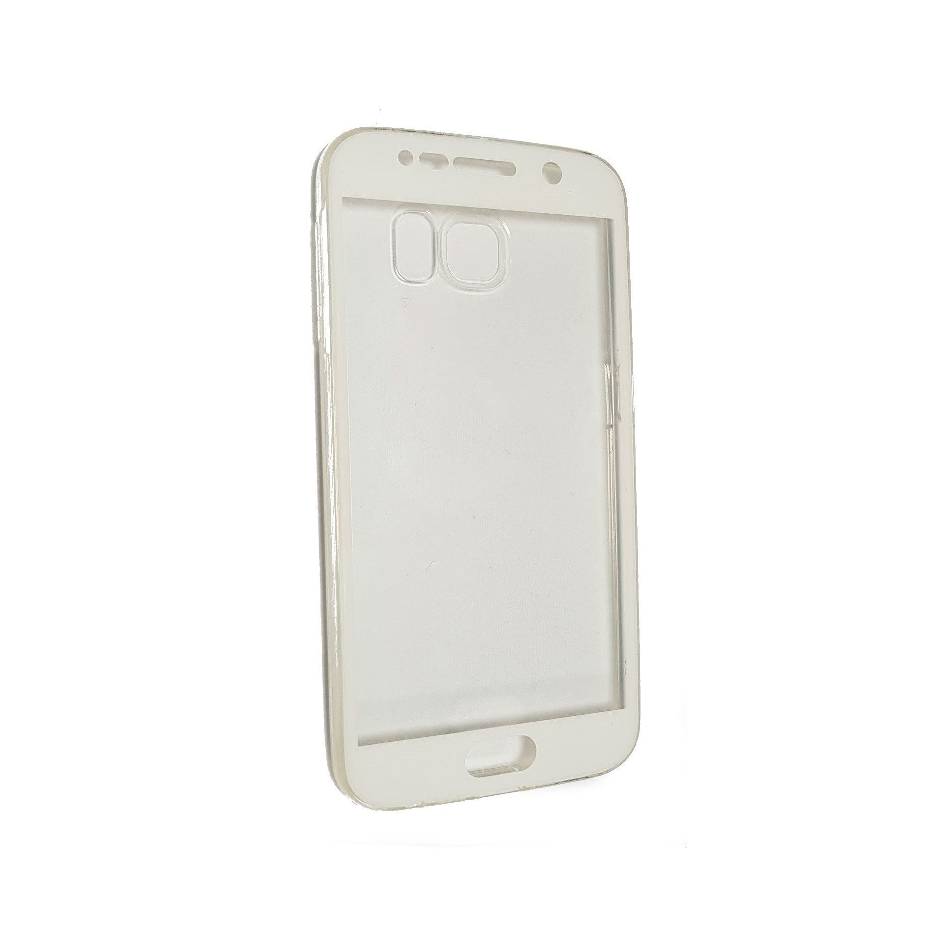 Husa de protectie Flippy® pentru Samsung A3 2016 Full Tpu 360 V2 Transparent cu margini albe-1