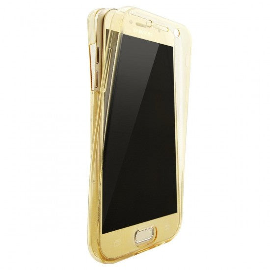 Husa de protectie Flippy® pentru Samsung A3 2017 Full Tpu 360 Auriu-1