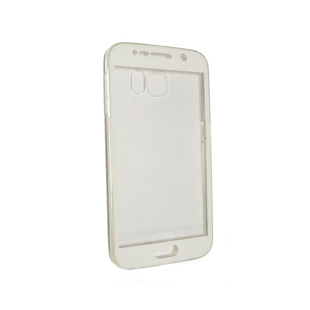 Husa de protectie Flippy® pentru Samsung A3 2017 Full Tpu 360 V2 Transparent cu margini albe-1