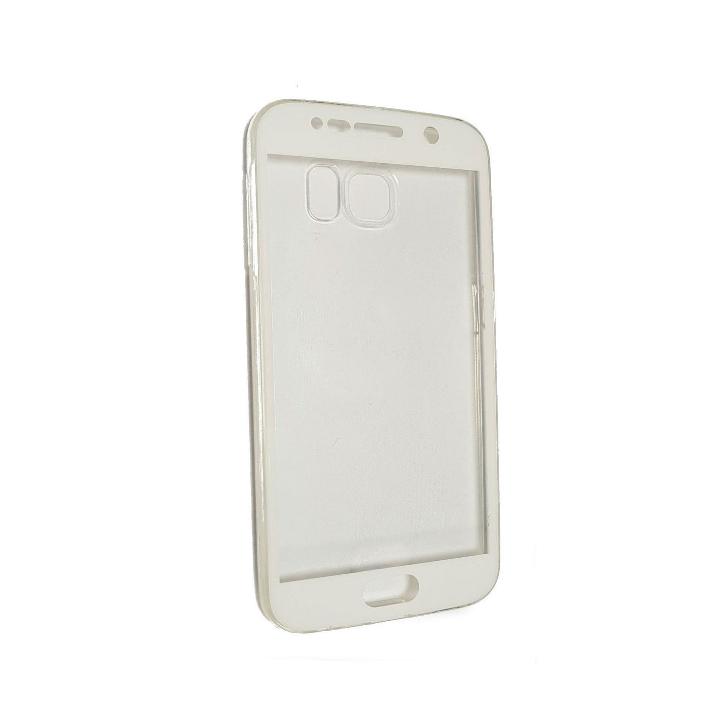 Husa de protectie Flippy® pentru Samsung A3 2017 Full Tpu 360 V2 Transparent cu margini albe-1