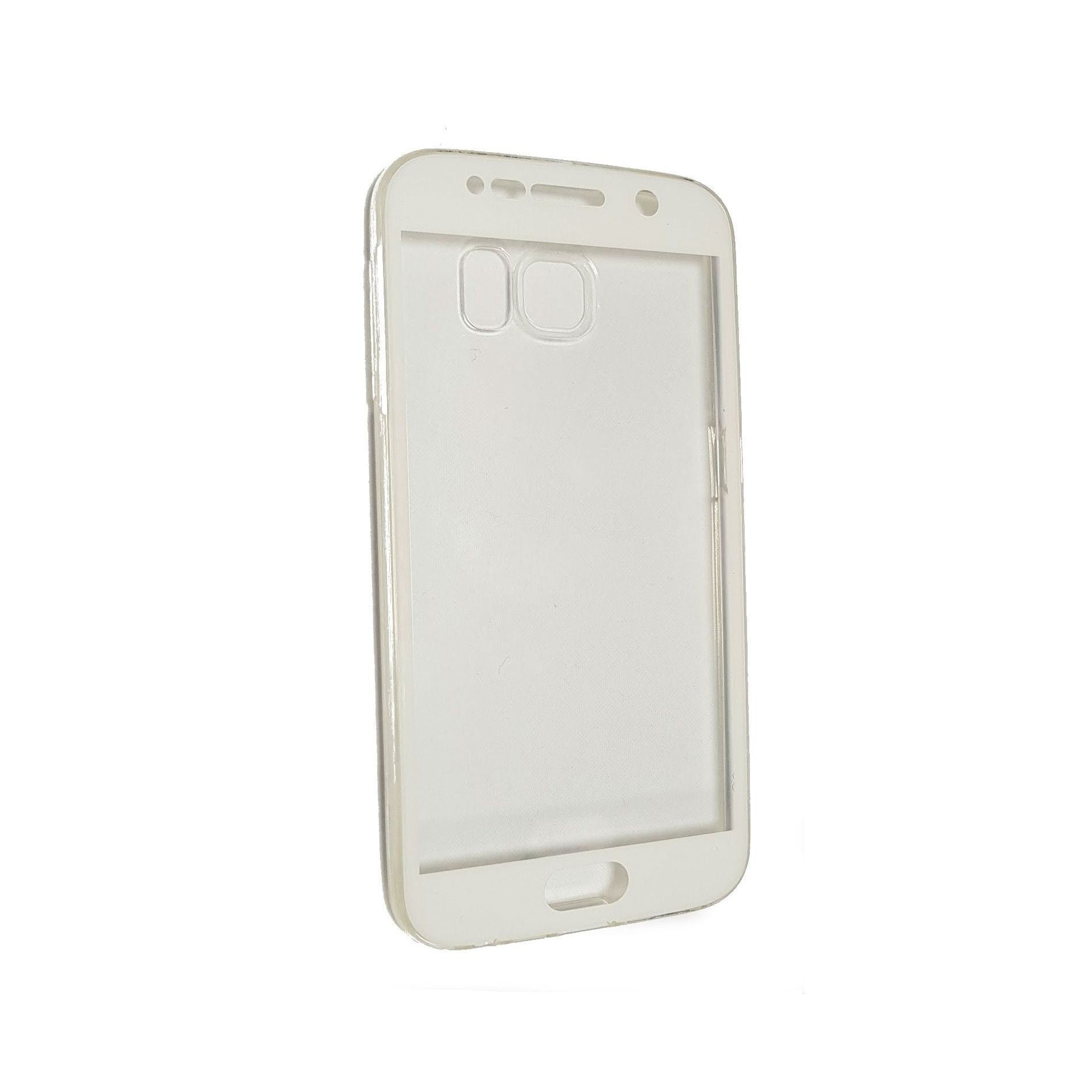 Husa de protectie Flippy® pentru Samsung A3 2017 Full Tpu 360 V2 Transparent cu margini albe-1