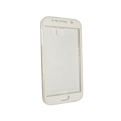 Husa de protectie Flippy® pentru Samsung A3 2017 Full Tpu 360 V2 Transparent cu margini albe-1