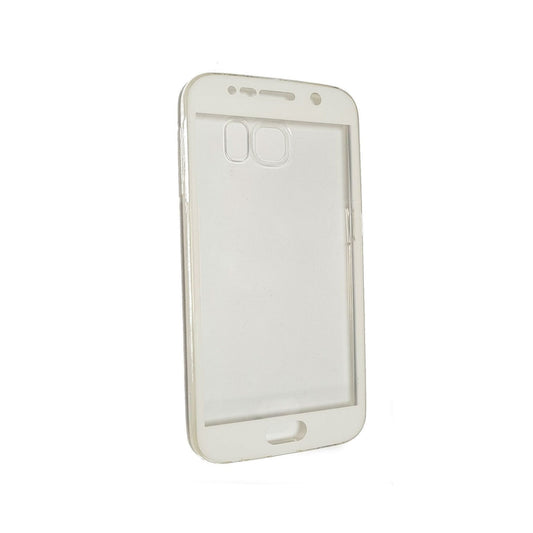 Husa de protectie Flippy® pentru Samsung A3 2017 Full Tpu 360 V2 Transparent cu margini albe-1