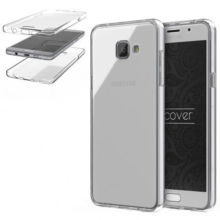 Husa de protectie Flippy® pentru Samsung A7 2016 Full Tpu 360 V2 Transparent-2