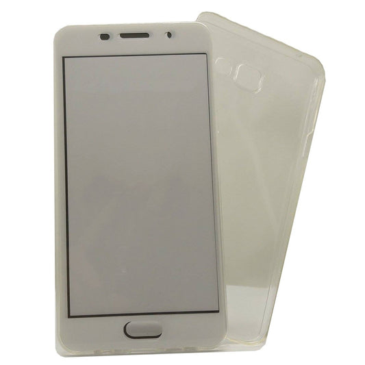 Husa de protectie Flippy® pentru Samsung A7 2016 Full Tpu 360 V2 Transparent cu margini albe-1