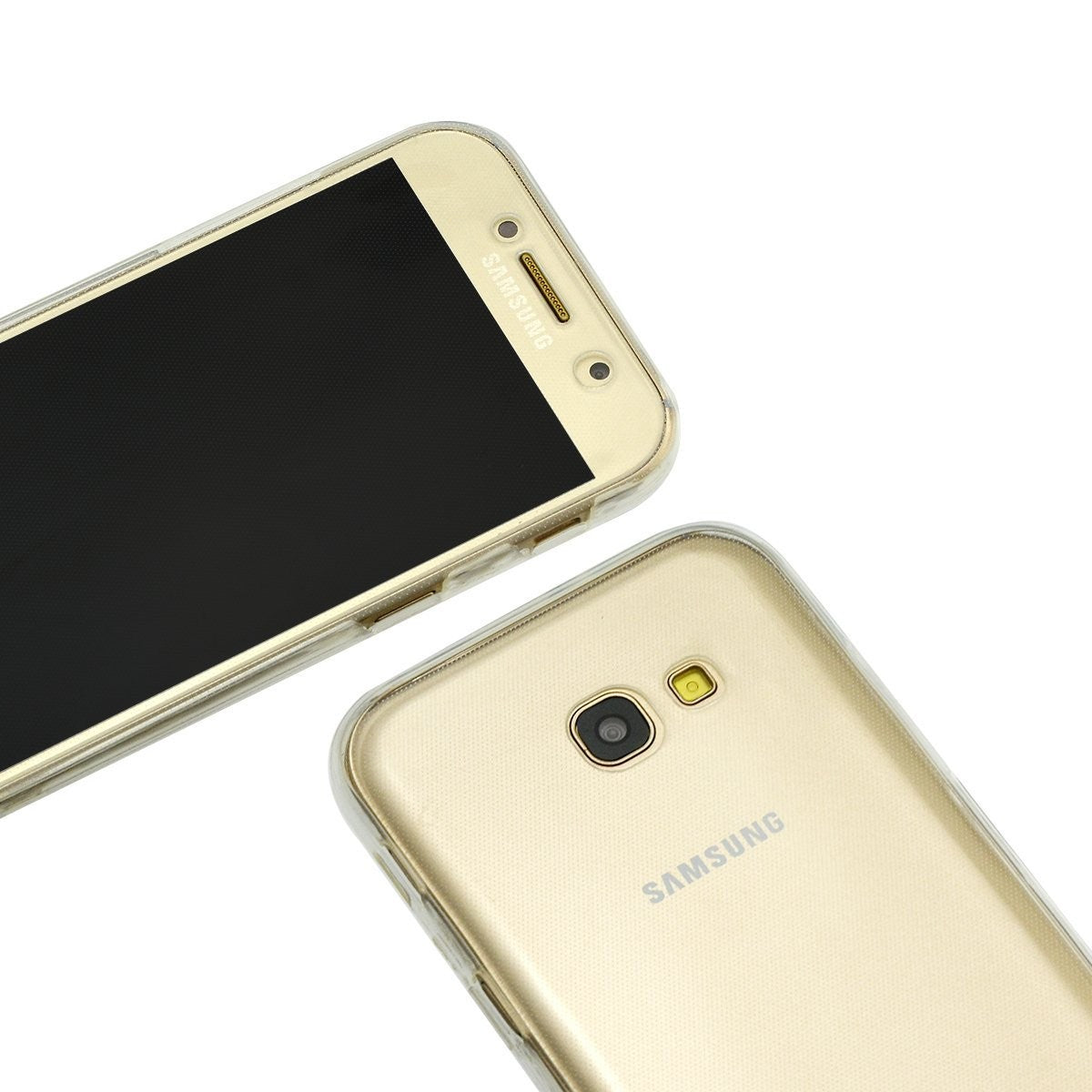 Husa de protectie Flippy® pentru Samsung A7 2017 Full Tpu 360 V2 Transparent-2
