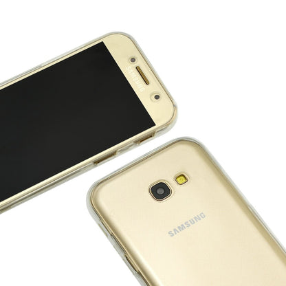 Husa de protectie Flippy® pentru Samsung A7 2017 Full Tpu 360 V2 Transparent-2