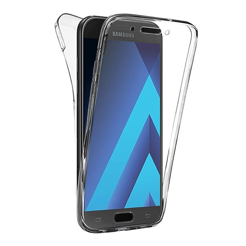 Husa de protectie Flippy® pentru Samsung A7 2017 Full Tpu 360 V2 Transparent-3
