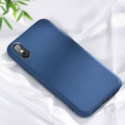 Husa de Protectie, Flippy, pentru Samsung Galaxy A35, Liquid Silicon, Albastru-0
