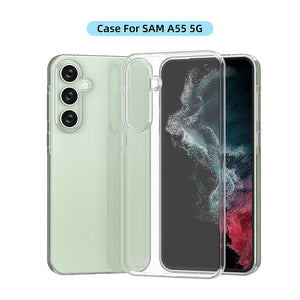 Husa de Protectie, Flippy, pentru Samsung Galaxy A55 5G, Protect Plus, TPU, Transparent-0