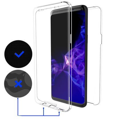 Husa de protectie Flippy® pentru Samsung Galaxy A8 2018 Full Tpu 360 V2 Transparent-5