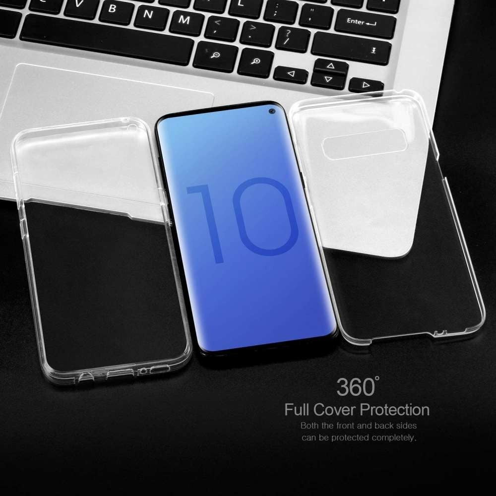 Husa de protectie Flippy® pentru Samsung Galaxy S10 Full Tpu 360, Transparent-3
