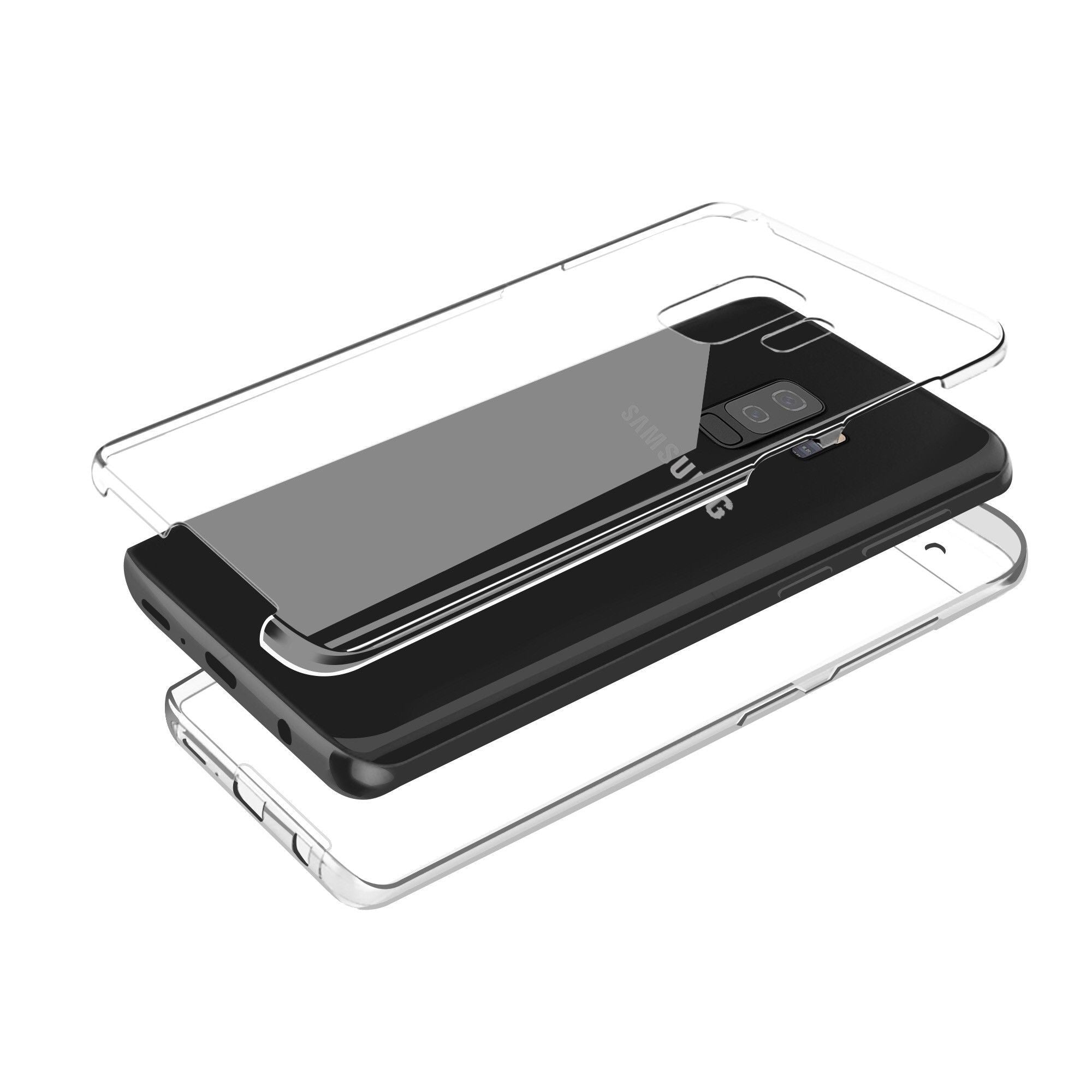 Husa de protectie Flippy® pentru Samsung Galaxy S9 Plus Full Tpu 360 V2 Transparent-3